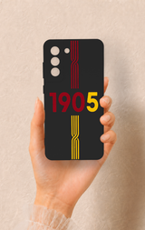 Samsung-S21FE Uyumlu 1905 Kemer Desenli Silikon Kılıf