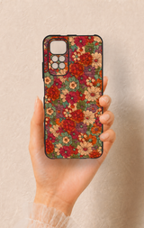 Redmi Note 11S Uyumlu Pastel Çiçek Bahçesi Desenli Silikon Kılıf