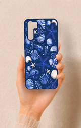 Oppo A91 Uyumlu Deniz Kabuğu Desenli Silikon Kılıf