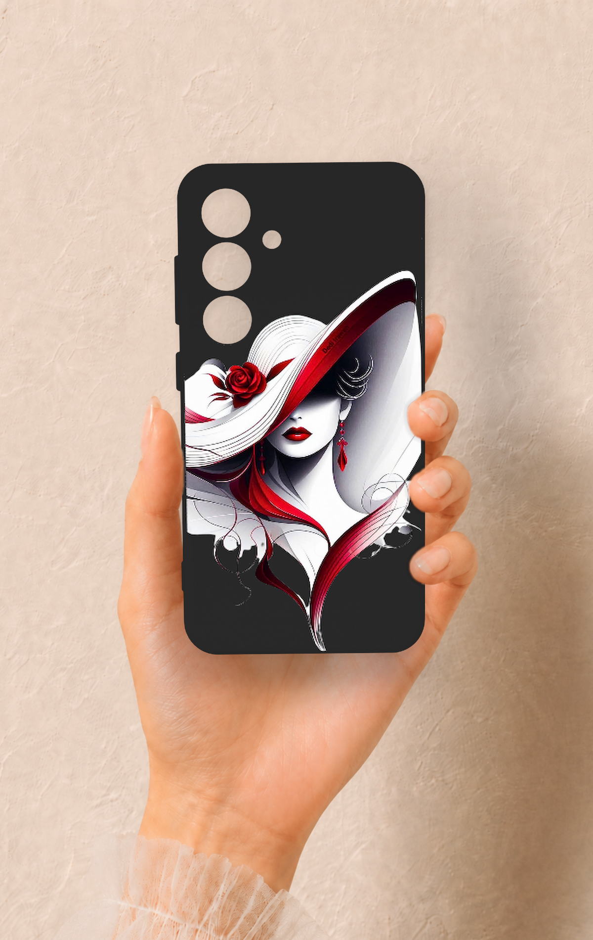 Samsung S24 Uyumlu Matmazel Desenli Silikon Kılıf