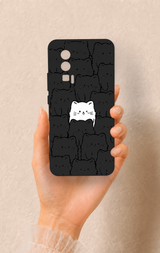 Poco F5 Pro Uyumlu Many Cats Desenli Silikon Kılıf
