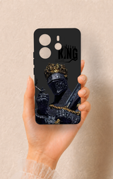 Redmi Note 14 4G Uyumlu King Desenli Silikon Kılıf