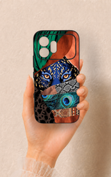Honor 600 Uyumlu Amazon Kaplan Desenli Silikon Kılıf