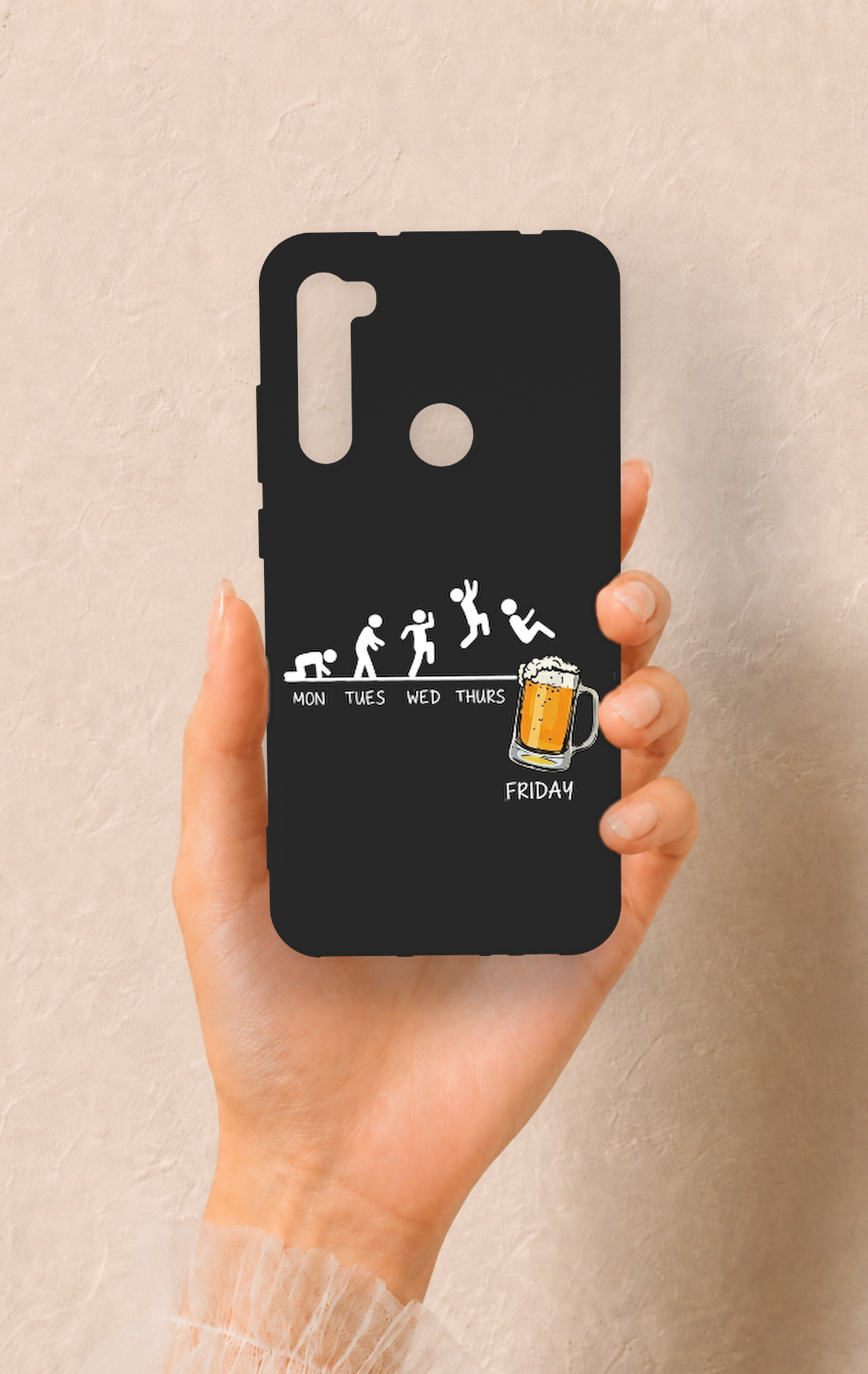 Redmi Note 8 Uyumlu Fun Day Friday Desenli Silikon Kılıf