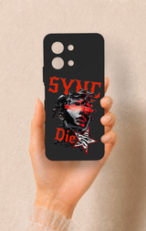 Vivo Y28 Uyumlu Sync Die Desenli Silikon Kılıf