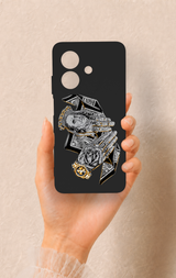 Oppo A3 Uyumlu Self Made Desenli Silikon Kılıf