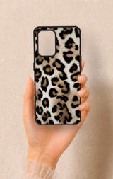 Oppo-A74 Uyumlu Leopar Derisi Desenli Silikon Kılıf