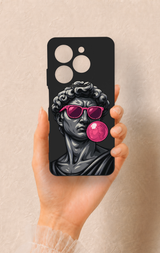 Tecno Spark 20C Uyumlu Pop David Desenli Silikon Kılıf