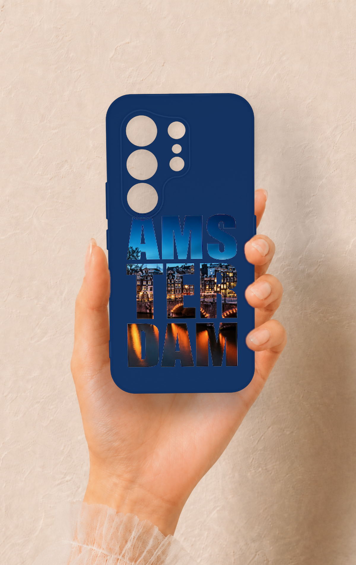Tecno Camon 50 4G Uyumlu Amsterdam Desenli Silikon Kılıf