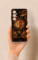 Realme C65 Uyumlu Mistik Güneş Desenli Silikon Kılıf