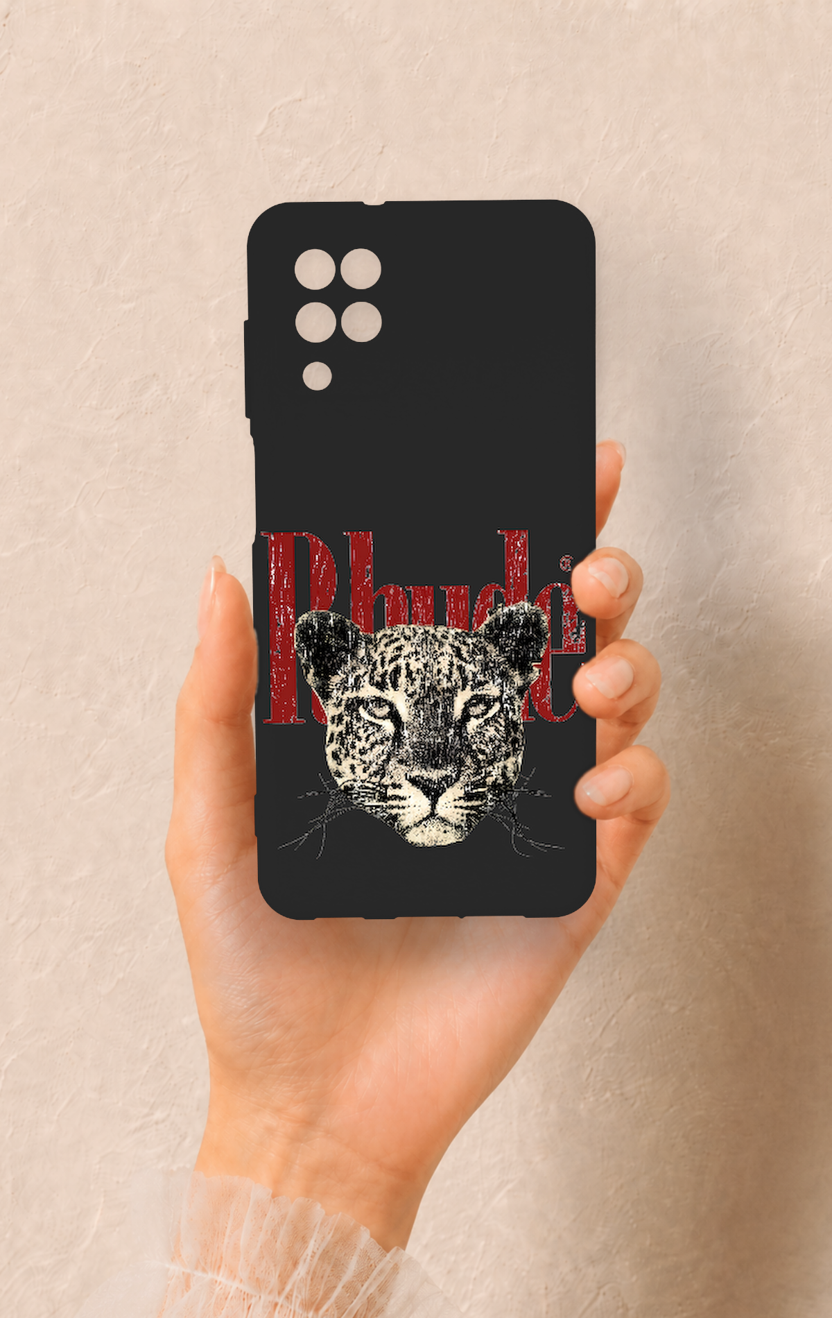 Samsung A12 Uyumlu Rhude Desenli Silikon Kılıf