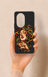 Honor 200 Pro 5G Uyumlu Medusa Desenli Silikon Kılıf