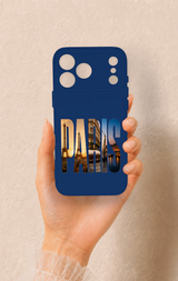iPhone 17 Pro Max Uyumlu Paris Desenli Silikon Kılıf