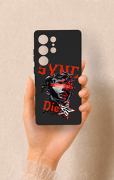 Samsung S25 Ultra Uyumlu Sync Die Desenli Silikon Kılıf