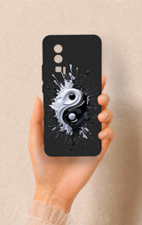 Poco F5 Pro Uyumlu İyi ve Kötü Desenli Silikon Kılıf
