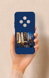 Tecno Spark 30C Uyumlu Paris Desenli Silikon Kılıf