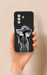 Huawei Nova Y70 Uyumlu Lady Desenli Silikon Kılıf