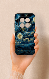 Redmi Note 15 Pro 5G Uyumlu Yıldızlı Gece Desenli Silikon Kılıf