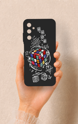 Samsung A05s Uyumlu Rubik Küb Desenli Silikon Kılıf