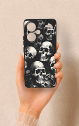 Redmi Note 13 Pro Plus Uyumlu Kuru Kafa Desenli Silikon Kılıf