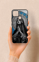 Realme C25 Uyumlu Rahibe Desenli Silikon Kılıf