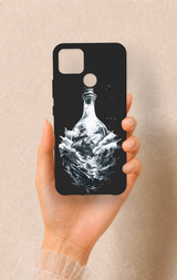 Realme C25 Uyumlu Secret Sea Desenli Silikon Kılıf
