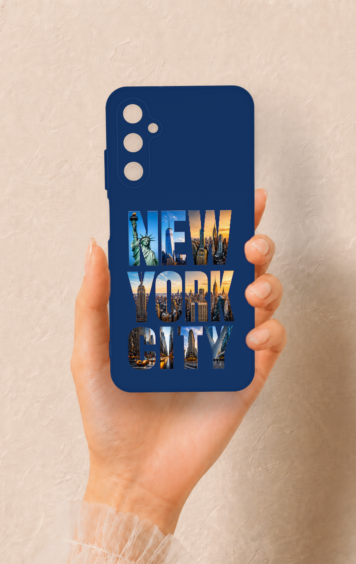 Samsung A05s Uyumlu New York City Desenli Silikon Kılıf