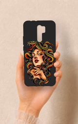 Redmi 9 Uyumlu Medusa Desenli Silikon Kılıf