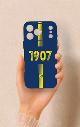 iPhone 17 Pro Max Uyumlu 1907 Kemer Desenli Silikon Kılıf