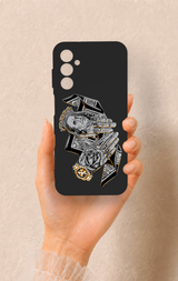 Samsung M14 Uyumlu Self Made Desenli Silikon Kılıf
