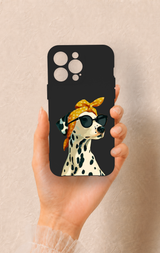 iPhone 14 Pro Max Uyumlu Cool Dalmaçyalı Desenli Silikon Kılıf
