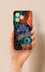 Realme C53 Uyumlu Amazon Kaplan Desenli Silikon Kılıf