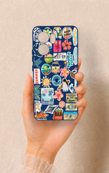 Oppo Reno 13F Uyumlu Summer Vibes Desenli Silikon Kılıf