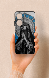 Oppo A60 Uyumlu Rahibe Desenli Silikon Kılıf