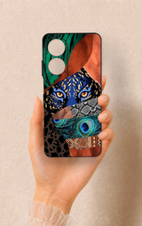 Oppo A60 Uyumlu Amazon Kaplan Desenli Silikon Kılıf