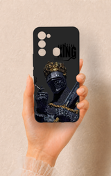 Tecno Spark 8C Uyumlu King Desenli Silikon Kılıf