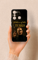 İnfinix Hot 20i Uyumlu Father Of The Turks Desenli Silikon Kılıf