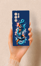 Samsung Note 20 Ultra Uyumlu Anchor Desenli Silikon Kılıf