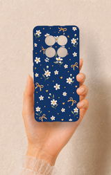 REDMİ NOTE 15 4G Uyumlu Papatya Fiyonk Desenli Silikon Kılıf