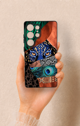 Samsung S25 Ultra Uyumlu Amazon Kaplan Desenli Silikon Kılıf