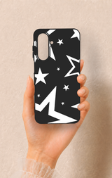 Samsung A26 Uyumlu Siyah Mega Star Desenli Silikon Kılıf