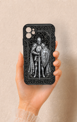 iPhone 11 Uyumlu Şövalye Desenli Silikon Kılıf