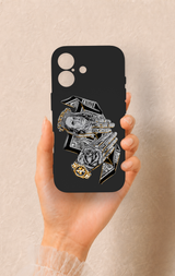 iPhone 17 Uyumlu Self Made Desenli Silikon Kılıf