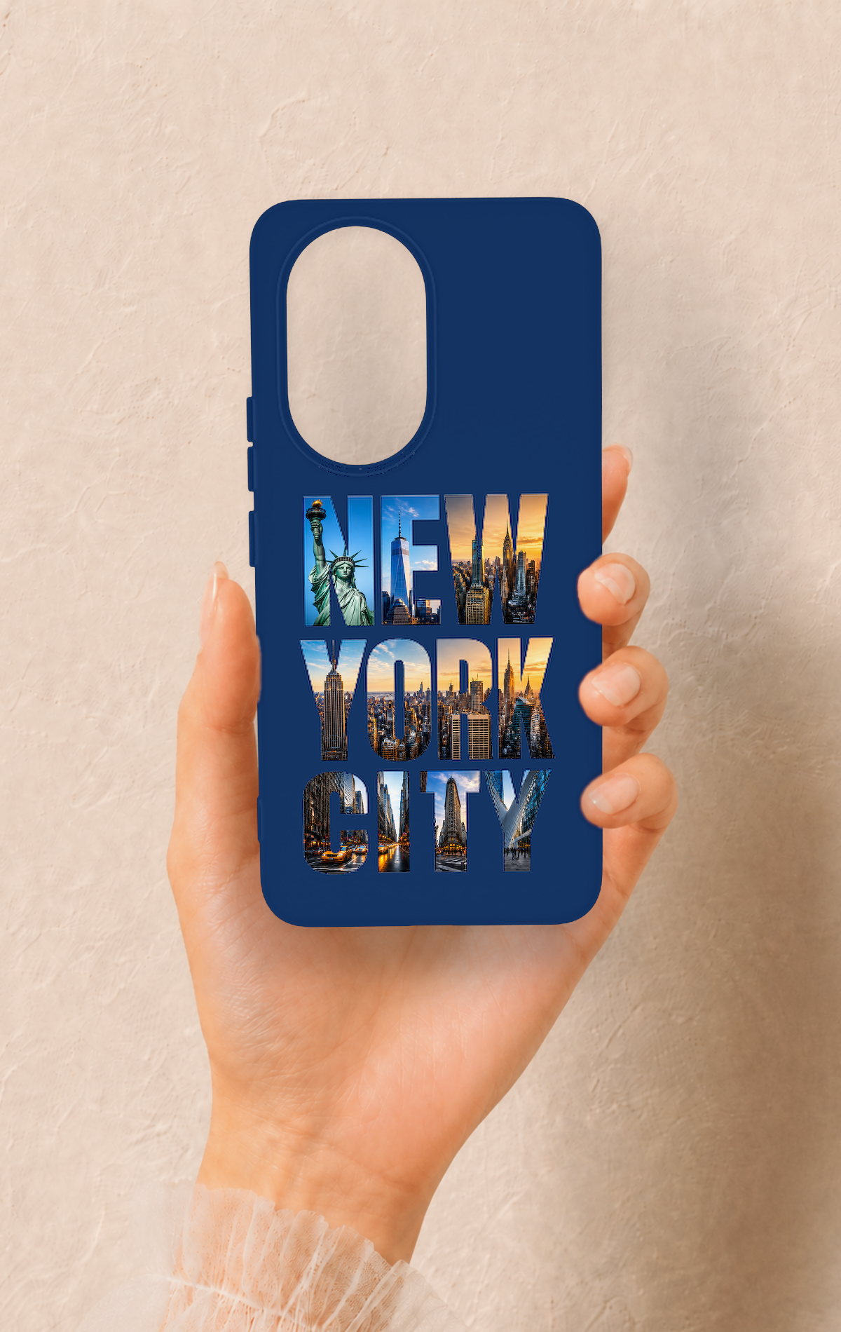 Honor 200 5G Uyumlu New York City Desenli Silikon Kılıf