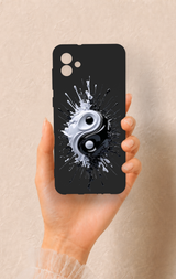 Samsung A04 Uyumlu İyi ve Kötü Desenli Silikon Kılıf
