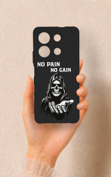 İnfinix Note 30 Uyumlu No Pain No Gain Desenli Silikon Kılıf