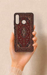 Huawei P30 Lite Uyumlu Acem Halı Desenli Silikon Kılıf