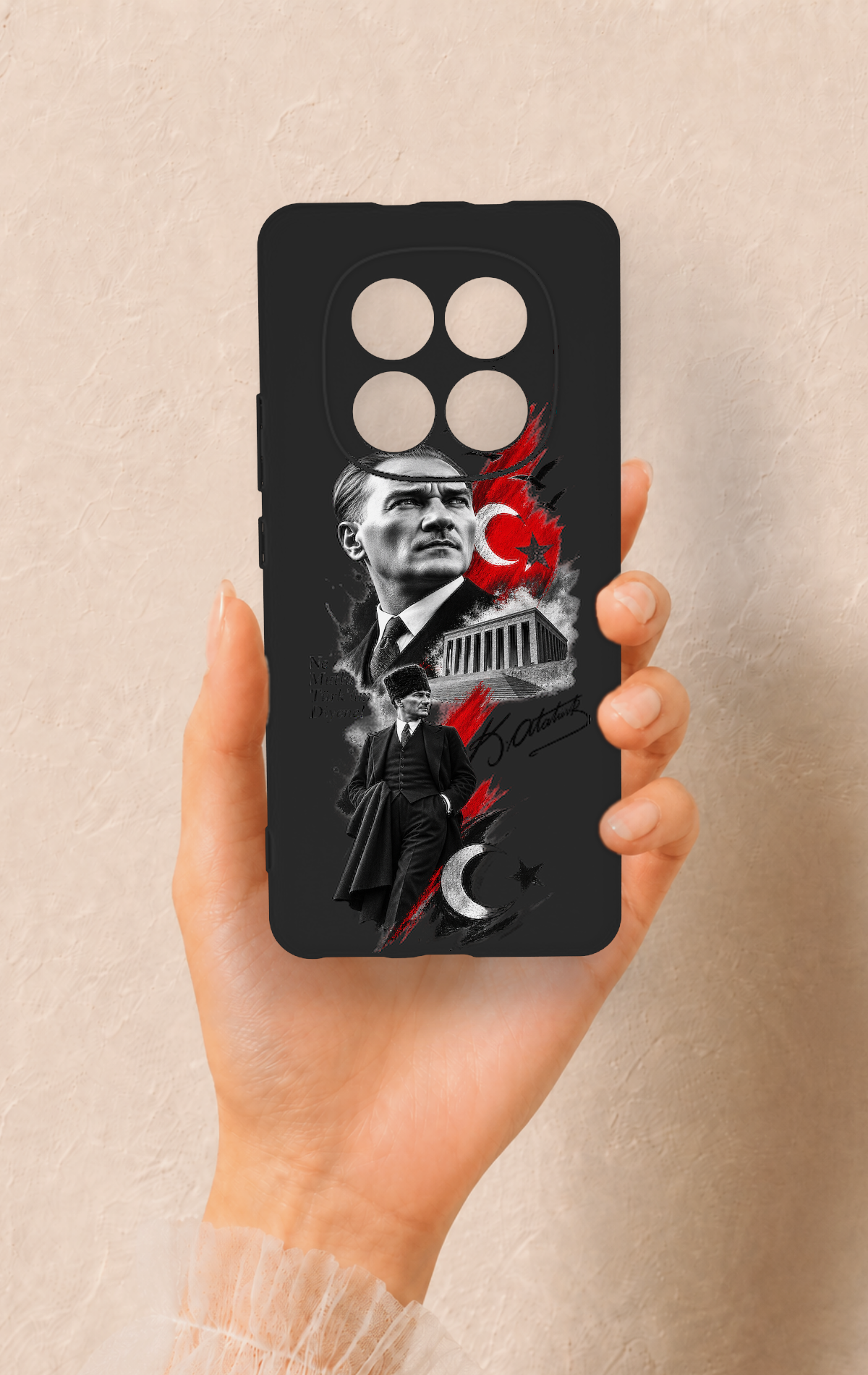 REDMİ NOTE 15 4G Uyumlu Atatürk Anıtkabir Desenli Silikon Kılıf