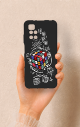 Redmi 10 2022 Uyumlu Rubik Küb Desenli Silikon Kılıf