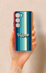 Vivo V40 Lite 5G Uyumlu Vintage Desenli Silikon Kılıf
